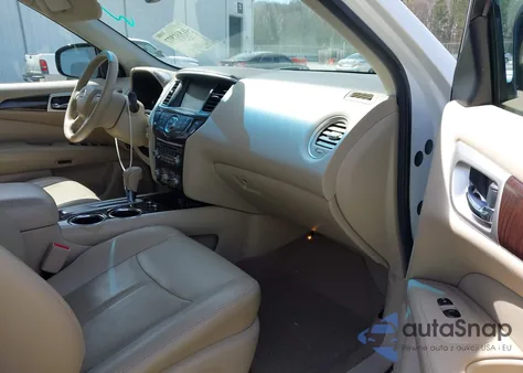 2014 Nissan Pathfinder Platinum из США, поврежденный, VIN 5N1AR2MN4EC703744